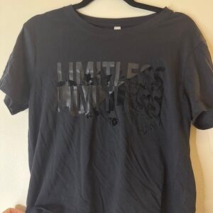 Athleta Charcoal Limitless Tee